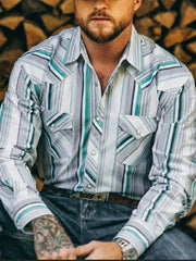 Men's Fashion Casual Striped Shirt