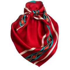 Aztec Wild Rags (Red River) Silk Scarf