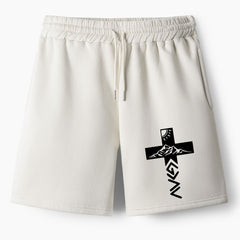 God Is Greater Than The Highs And Lows Christian Fleece Shorts