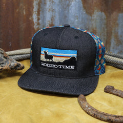 Sunset Santa Fe Denim Flatbill