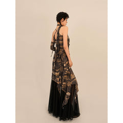 Asymmetrical Hem & Raw Edge Detail | Vintage Grunge Retro Mini Skirt