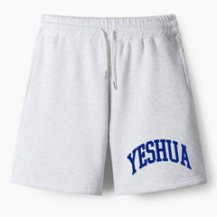 Yeshua He Saves Christian Fleece Hoodie Shorts