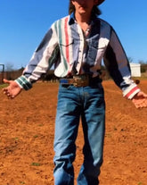 Vintage Striped Men's Shirt