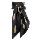 Western Wild Rags Arrowheads (Black) Silk Scarf