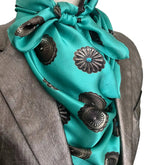 Western Wild Rags (Concho River) Turquoise Scarf