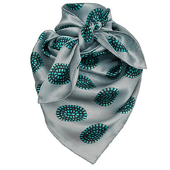 Western Wild Rags (Stone & Steel) Silk Scarf