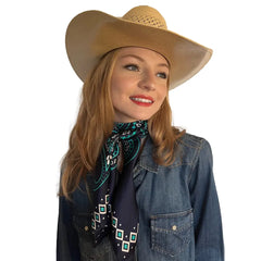 Paisley Wild Rags (Hondo) Blue Silk Scarf