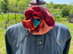 Aztec Wild Rags (Sunset in the Saddle) Silk Scarf