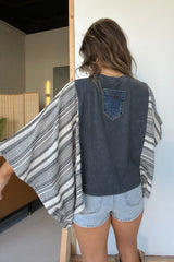 Mix Match Tee Washed Stripe