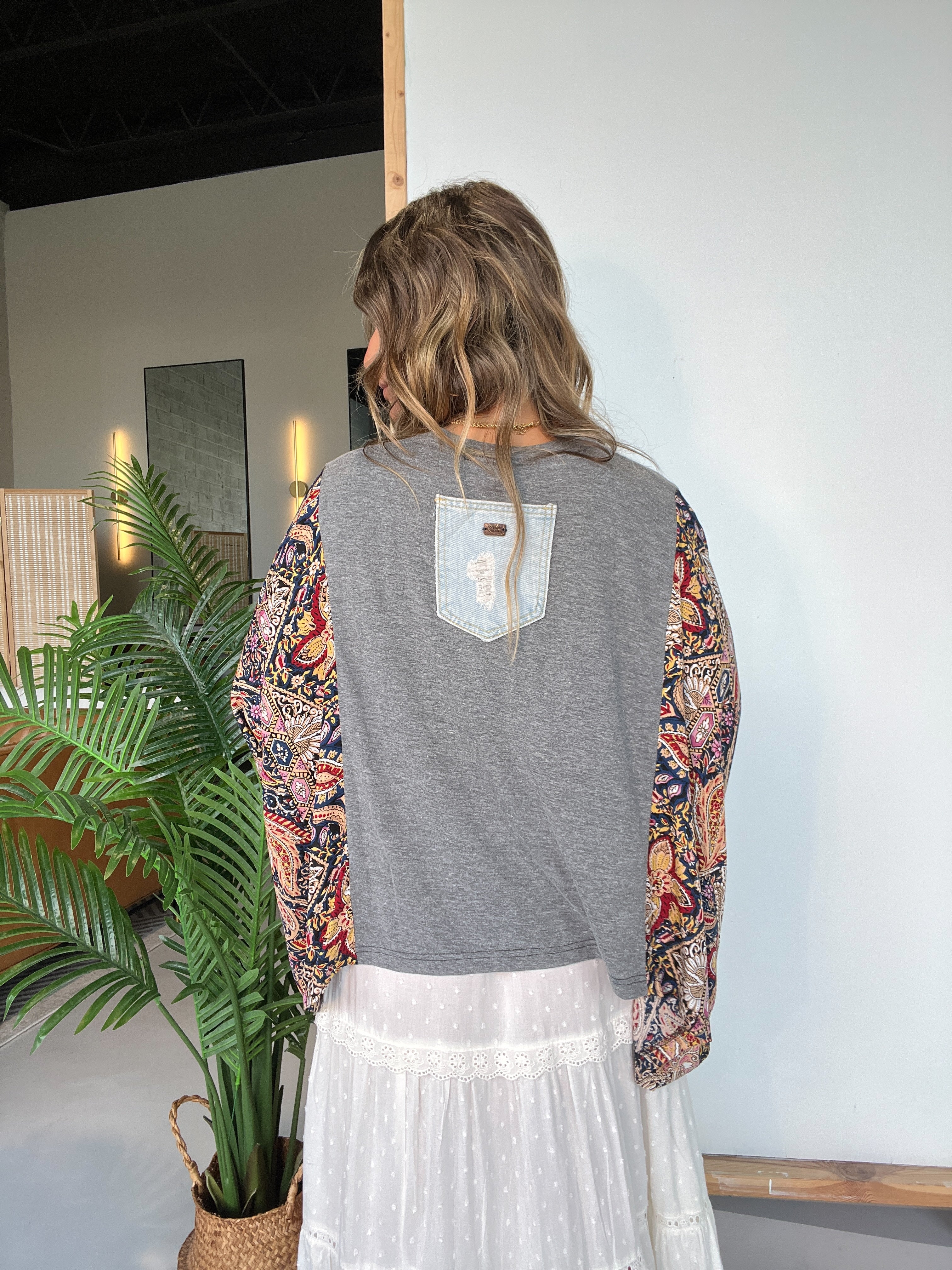 Queen Mix & Match Tee Grey