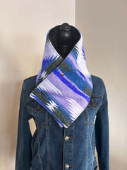 Western Red Aztec Warm Neck Hood