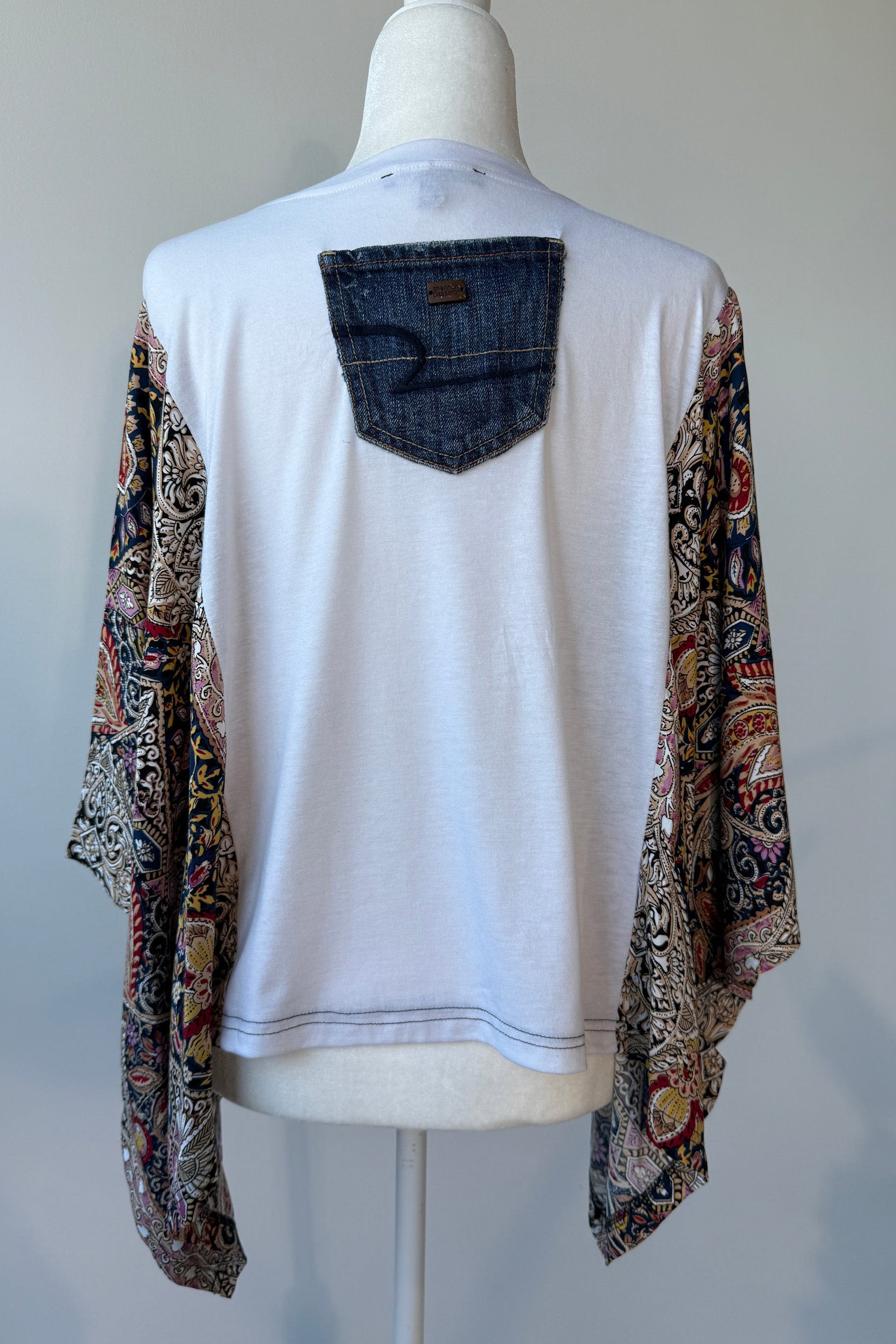 Free Brittney Mix & Match Tee White Floral