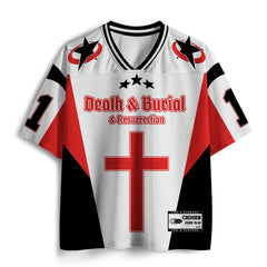 Eternal Life Begins At The Cross Christian Mesh Jersey