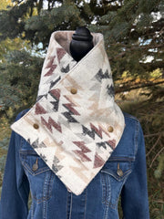 Western Cowboy Khaki Warm Neck Hood