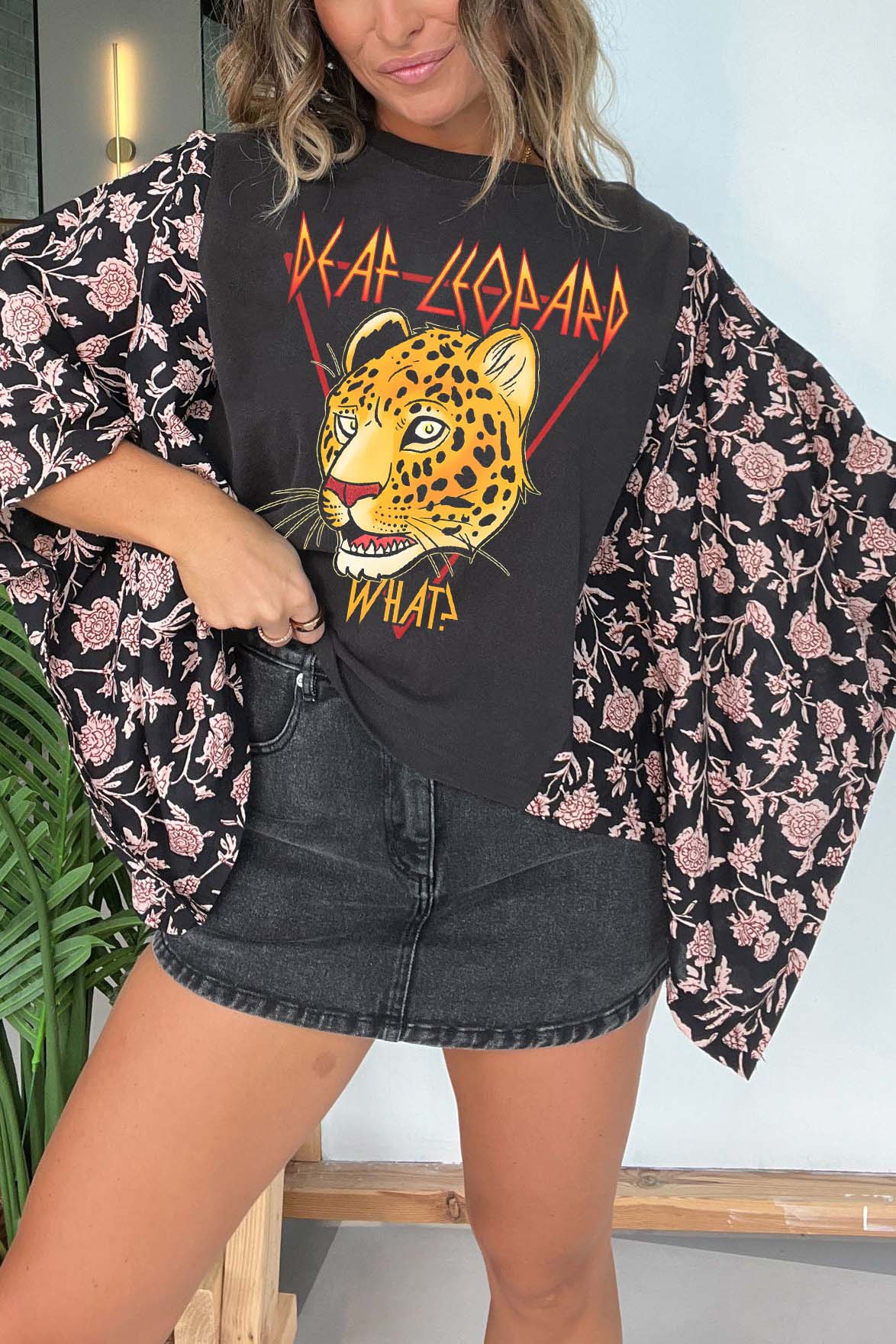 Deaf Leopard Tee(No Patch)