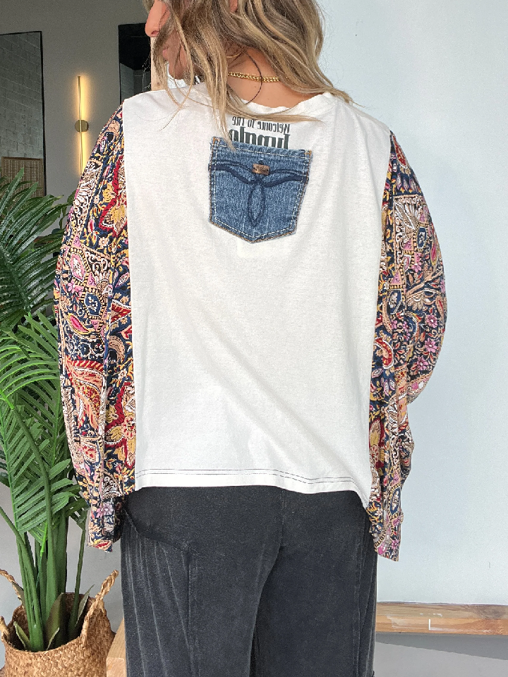 Guns N' Roses Mix & Match Tee Cream
