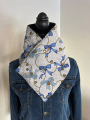 Western Cowboy Bowknot Aztec Warm Neck Hood