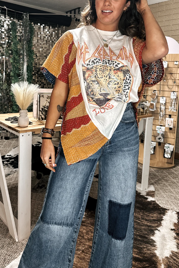 Def Leopard Mix & Match Tee （No Patch）