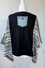 Def Leppard Mix & Match Tee Black Stripe