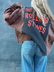 ROLLING STONES FLANNEL TEE