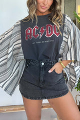 AC/DC Mix & Match Tee Black Stripe