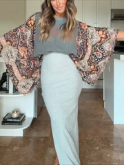 Kimono Sleeve Tee+Dress