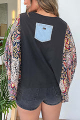 Guns N Roses Mix & Match Tee Black Floral