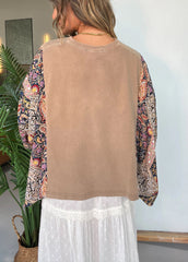 Def Leppard Mix & Match Tee Taupe(No Patch)
