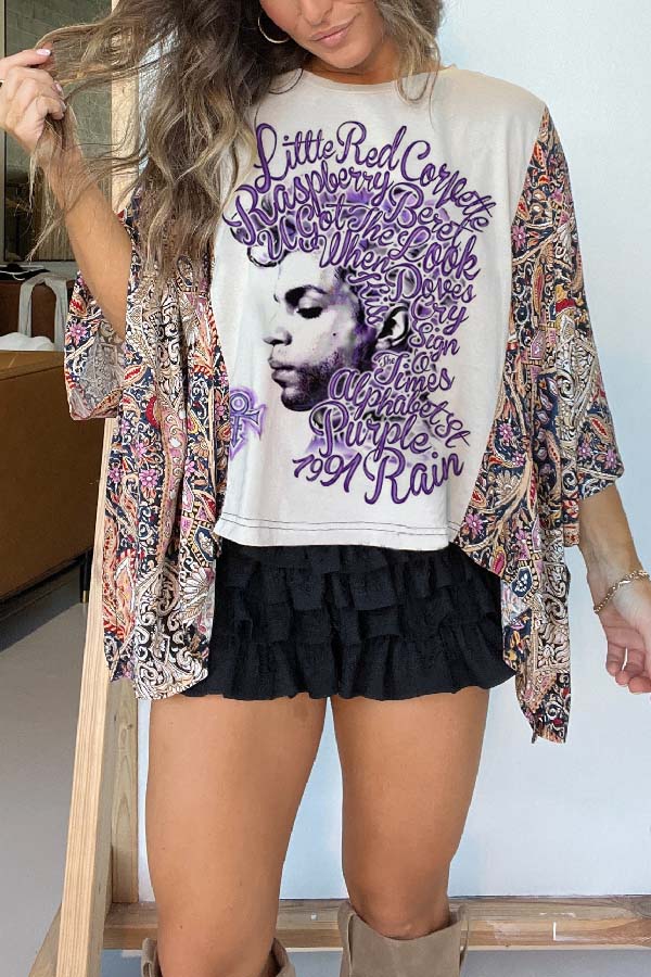 Purple Rain 1991 Poster Tee(No Patch)