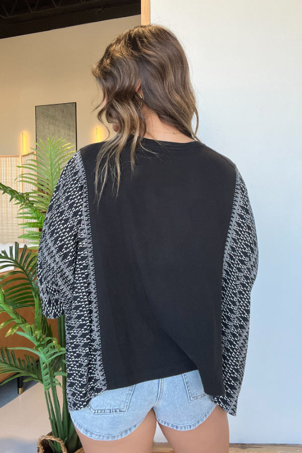 Boho Mix & Match Tee Black