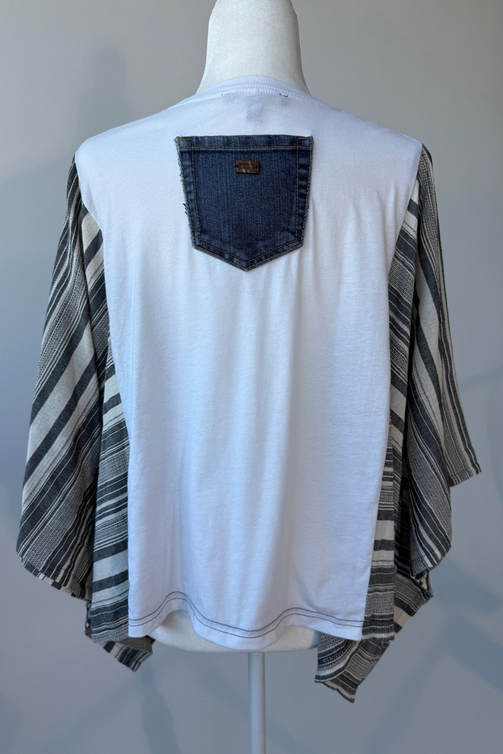 Def Leppard Mix & Match Tee White Stripe