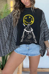 Kurt Cobain Print Tee(No Patch)
