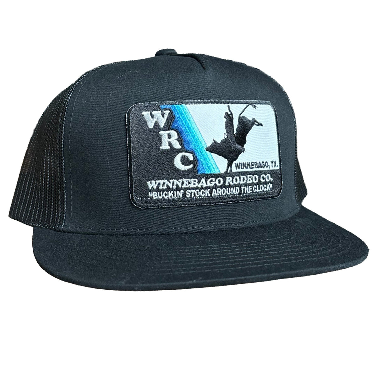 Black WRC Bull Patch Snapback