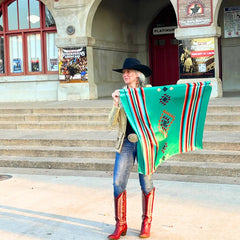 Serape Wild Rags (Western Sky) Silk Scarf