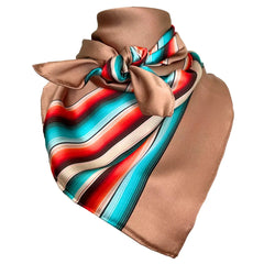 Serape Wild Rags (Coffee at Sunrise) Silk Scarf