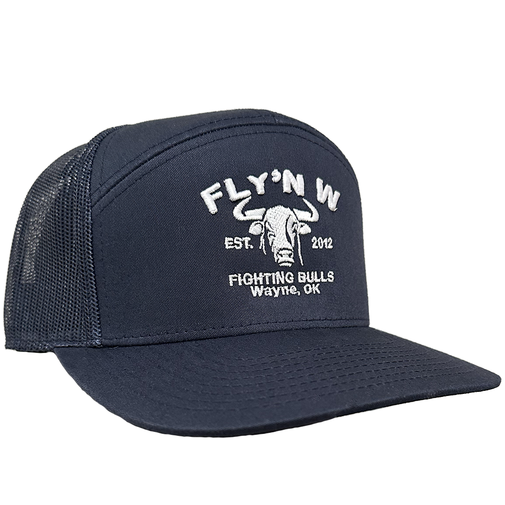 Navy Fly'N W Fightin Bulls 7 Panel