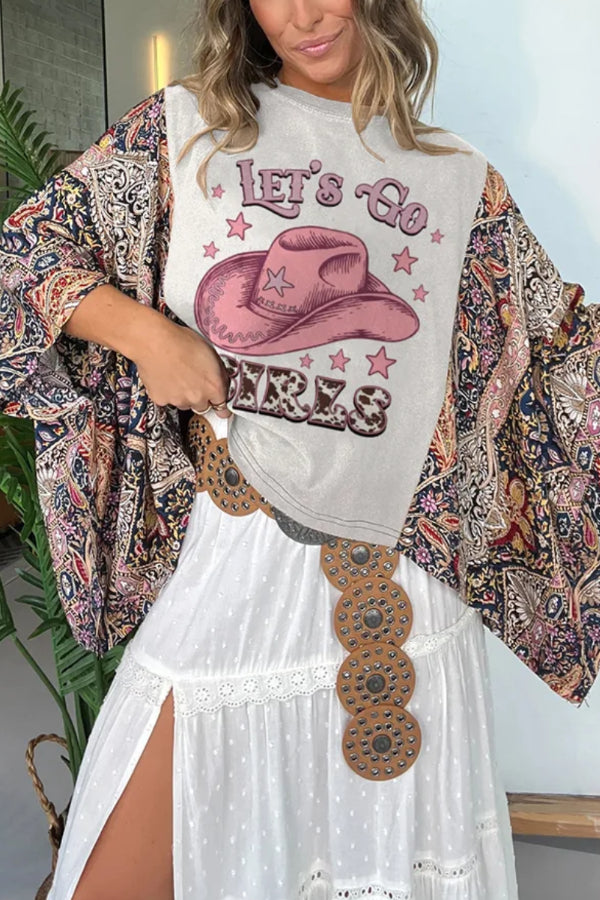 Western Mix & Match Tee（No Patch）