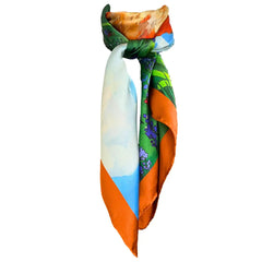 Western Wild Rags (Cowtown Calling) Silk Scarf