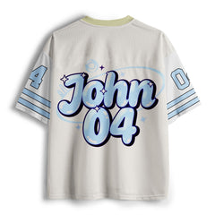 We Love Because He First Loved Us Christian Mesh Jersey