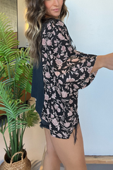 Mix & Match Tee Black Floral
