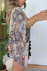 Jimi Hendrix Mix & Match Tee Tan Floral
