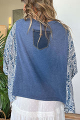 Nirvana Mix & Match Tee Blue Floral