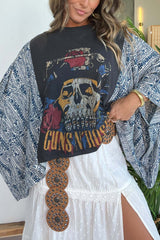 Guns N' Roses Mix & Match Tee Black Floral