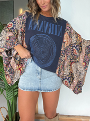 Nirvana Mix & Match Tee Navy