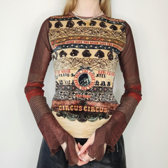 Saving Queen Brown and Yellow Long-Sleeve