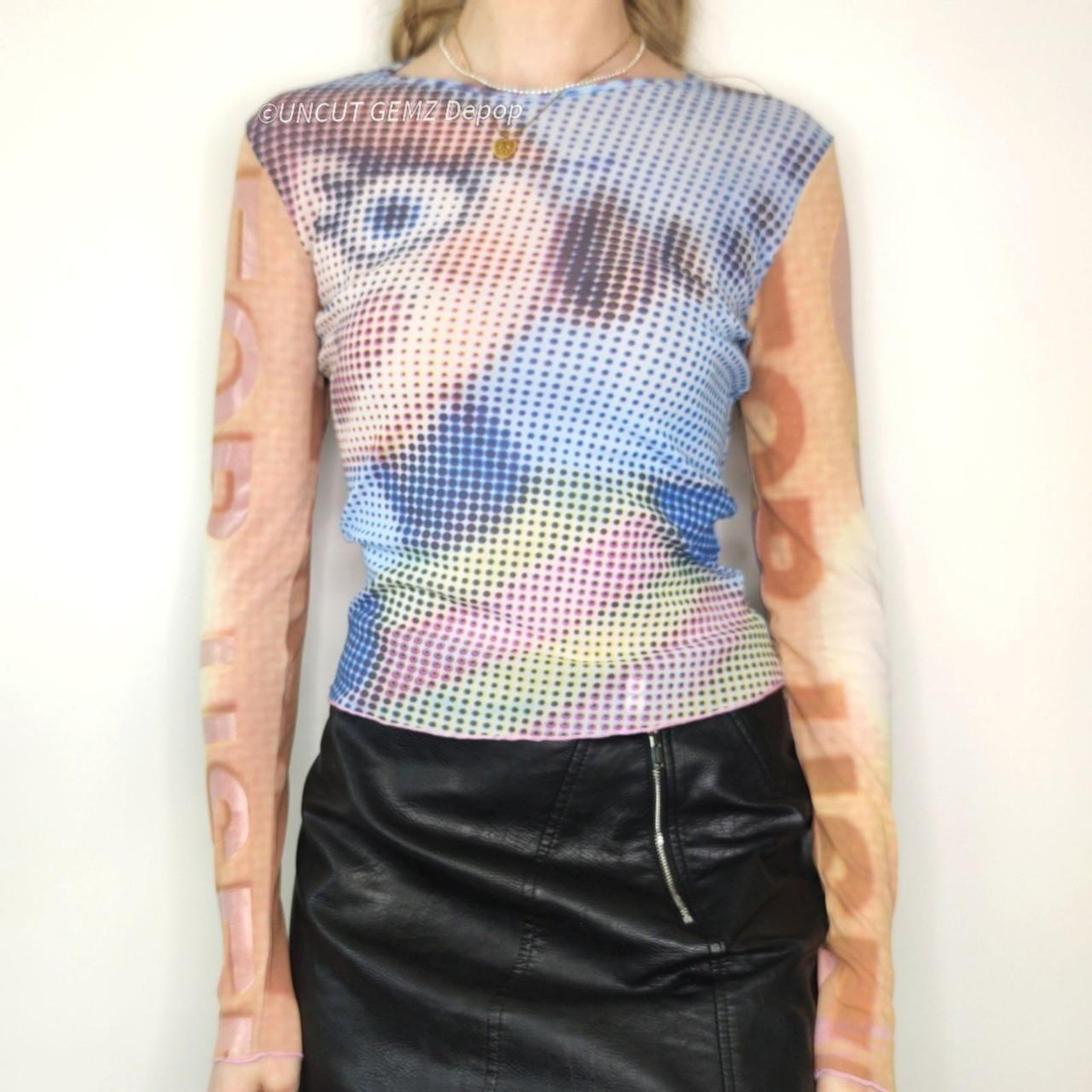 Police officer Copan orange-blue shirt