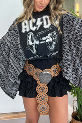AC/DC Mix & Match Tee Black Aztec