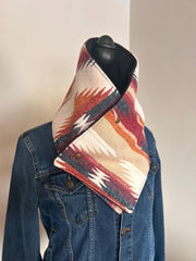 Western Aztec Warm Neck Hood - Multicolor