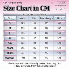 Harajuku Kawaii Y2K Retro Jacquard Jeans Unisex | High-End American Style Loose Straight Casual Pants