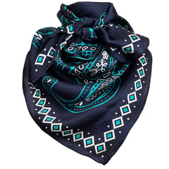 Paisley Wild Rags (Hondo) Blue Silk Scarf